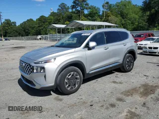 2022 Hyundai Santa Fe Hybrid Blue with VIN KM8S2DA13NU049271, listed as a Copart auction lot 55011694 with 29,382 mi miles. Bid and sale history available at carsss.com. Image 1.