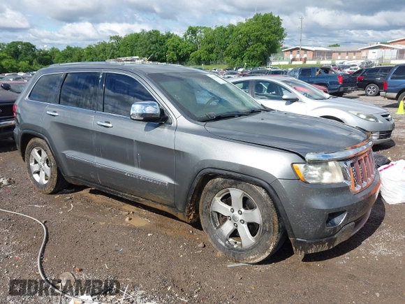 2011 Jeep Grand Cherokee Overland Summit with VIN 1J4RR6GT3BC713812, listed as a IAAI auction lot 42398585 with 208,476 mi miles and . Bid and sale history available at DreamBid. Image 13.