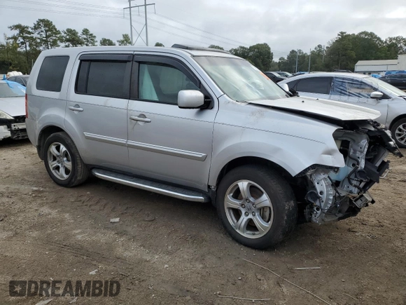 2015 Honda Pilot EX-L with VIN 5FNYF3H63FB022550, listed as a Copart auction lot 79566534 with Not Provided miles and Salvage Title. Bid and sale history available at carsss.com. Image 4.