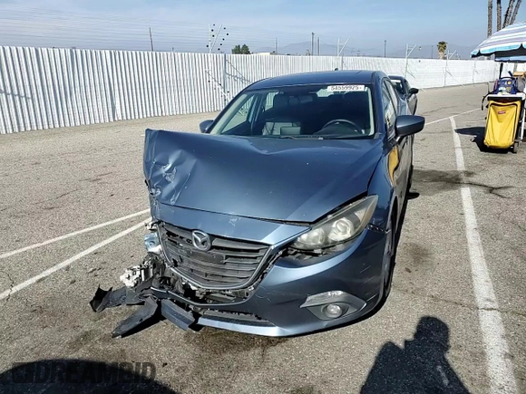 2015 Mazda 3 i Grand Touring with VIN JM1BM1M77F1247075, listed as a Copart auction lot 54559925 with 104,671 mi miles and Salvage title. Bid and sale history available at DreamBid. Image 13.