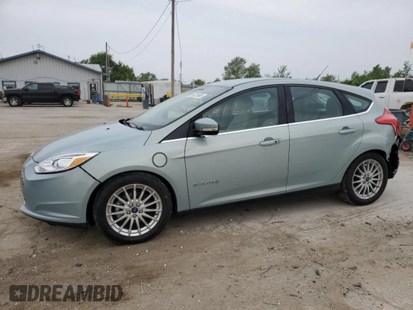 2013 Ford Focus Electric with VIN 1FADP3R42DL264058, listed as a Copart auction lot 59331665 with 43,266 mi miles and Salvage title. Bid and sale history available at DreamBid. Image 1.