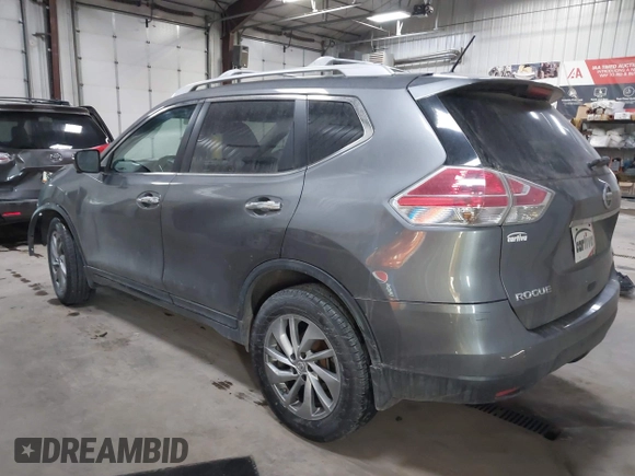 2015 Nissan Rogue SV with VIN 5N1AT2MV8FC846568, listed as a IAAI auction lot 41665072 with 105,841 mi miles. Bid and sale history available at carsss.com. Image 3.