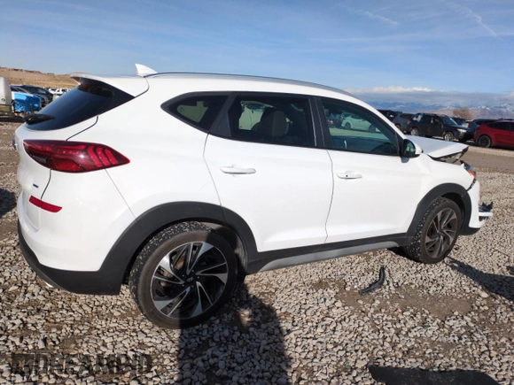 2019 Hyundai Tucson Sport z VIN KM8J3CAL7KU871099, wystawiony jako Copart lot #87232004 z przebiegiem 92 338 mil mil oraz Szkoda całkowita • Salvage title. Historia ofert i sprzedaży dostępna na DreamBid. Obrazek 3.