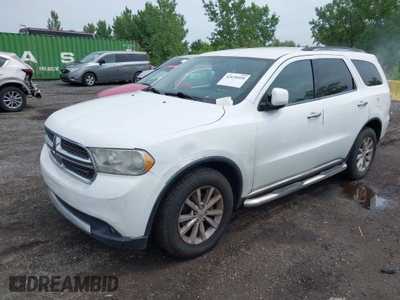 2013 Dodge Durango Crew with VIN 1C4RDJDG9DC667338, listed as a IAAI auction lot 42639559 with 137,020 mi miles and . Bid and sale history available at DreamBid. Image 6.