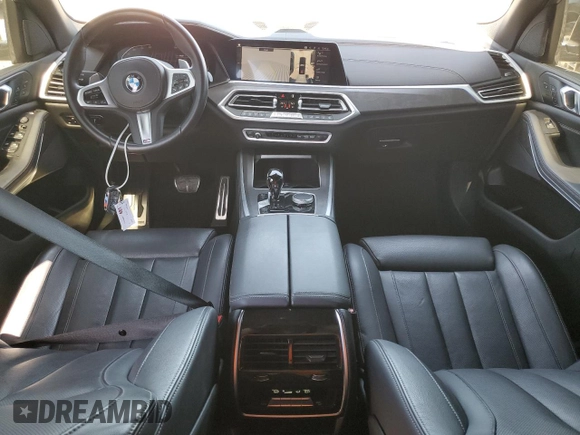 2022 BMW X5 sDrive40i with VIN 5UXCR4C06N9L04487, listed as a Copart auction lot 47788655 with 49,687 mi miles and Salvage Title. Bid and sale history available at carsss.com. Image 8.