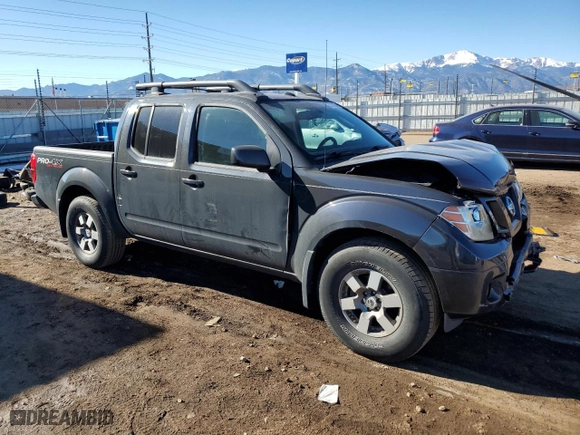 2011 Nissan Frontier PRO-4X with VIN 1N6AD0EV9BC414521, listed as a Copart auction lot 80242924 with 0 mi miles and Salvage Title. Bid and sale history available at carsss.com. Image 4.