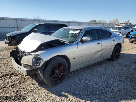 2006 Dodge Charger R/T with VIN 2B3KA53H96H214513, listed as a Copart auction lot 78744514 with 0 mi miles and Salvage Title. Bid and sale history available at carsss.com. Image 1.