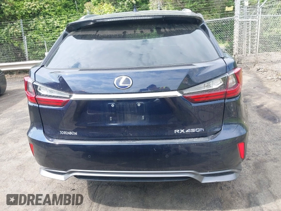 2017 Lexus RX 450h with VIN 2T2BGMCA8HC015536, listed as a IAAI auction lot 42130137 with 110,842 mi miles and . Bid and sale history available at DreamBid. Image 16.
