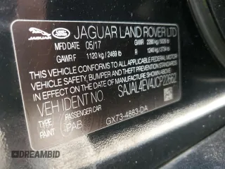 2018 Jaguar XE 35t R-Sport with VIN SAJAL4EV4JCP22662, listed as a Copart auction lot 86383354 with 0 mi miles and Salvage Title. Bid and sale history available at carsss.com. Image 12.