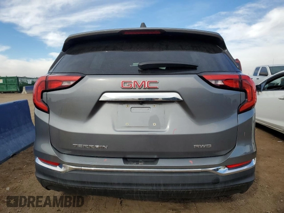 2018 GMC Terrain SLT with VIN 3GKALVEV6JL343143, listed as a Copart auction lot 47183625 with 91,544 mi miles and Salvage Title. Bid and sale history available at DreamBid. Image 6.