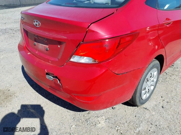 2016 Hyundai Accent SE with VIN KMHCT4AE0GU030054, listed as a IAAI auction lot 41700616 with 1 mi miles. Bid and sale history available at carsss.com. Image 14.