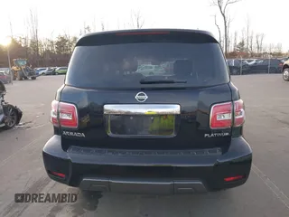 2019 Nissan Armada Platinum with VIN JN8AY2NE2K9759121, listed as a IAAI auction lot 41115008 with 89,991 mi miles. Bid and sale history available at carsss.com. Image 17.