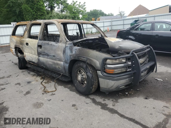 2001 Chevrolet Suburban LT with VIN 3GNGK26U11G234408, listed as a Copart auction lot 60958245 with Not provided miles and Salvage title. Bid and sale history available at DreamBid. Image 4.