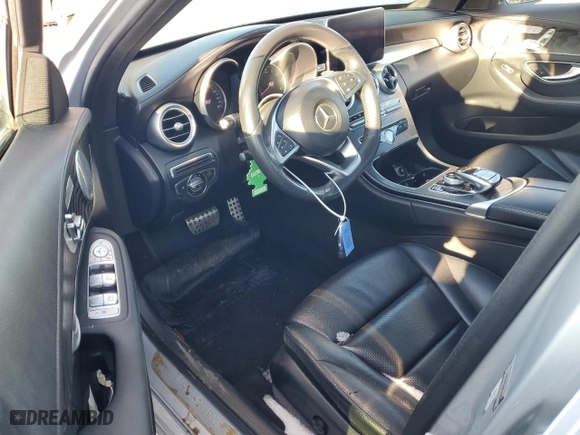 2015 Mercedes-Benz C-Class C 300 Luxury with VIN 55SWF4KB5FU028514, listed as a Copart auction lot 44226215 with 0 mi miles and Salvage Title. Bid and sale history available at carsss.com. Image 8.