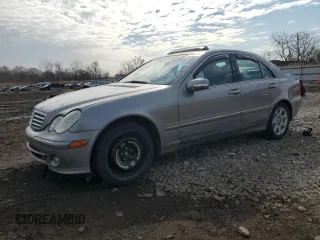 2005 Mercedes-Benz C 320 with VIN WDBRF84J45F570111, listed as a Copart auction lot 50426905 with 146,051 mi miles and Salvage title. Bid and sale history available at DreamBid. Image 1.