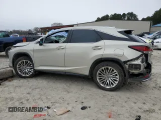 2020 Lexus RX with VIN 2T2JGMDA3LC047927, listed as a Copart auction lot 45787155 with 27,806 mi miles and Salvage Title. Bid and sale history available at carsss.com. Image 2.
