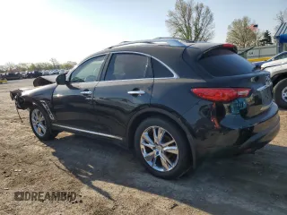 2012 Infiniti FX with VIN JN8AS1MU6CM122168, listed as a Copart auction lot 51761085 with 143,449 mi miles and Salvage title. Bid and sale history available at DreamBid. Image 2.