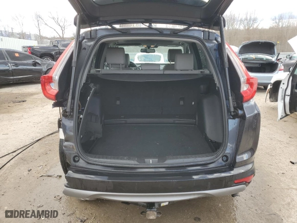 2019 Honda CR-V EX-L with VIN 5J6RW2H88KL021993, listed as a Copart auction lot 46496295 with 37,646 mi miles and Salvage Title. Bid and sale history available at carsss.com. Image 6.