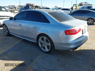 2013 Audi A4 Prestige with VIN WAUKFAFL0DA161928, listed as a IAAI auction lot 41403253 with 87,394 mi miles. Bid and sale history available at carsss.com. Image 3.