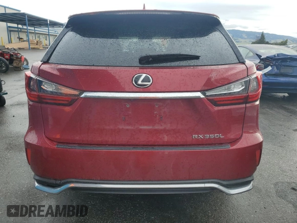 2020 Lexus RX 350L z VIN JTJHZKFA2L2024522, wystawiony jako Copart lot #43853225 z przebiegiem 73 403 mil mil oraz Szkoda całkowita • Salvage title. Historia ofert i sprzedaży dostępna na DreamBid. Obrazek 6.