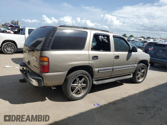 2003 Chevrolet Tahoe LS with VIN 1GNEC13Z73J108781, listed as a Copart auction lot 59370715 with Not provided miles and Salvage title. Bid and sale history available at DreamBid. Image 3.