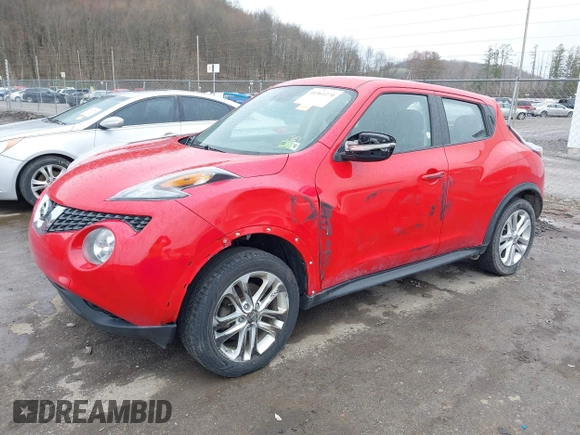 2015 Nissan Juke S with VIN JN8AF5MV8FT559264, listed as a IAAI auction lot 41961274 with 140,550 mi miles and . Bid and sale history available at DreamBid. Image 2.
