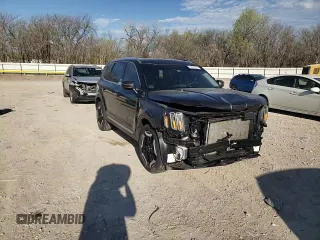2024 Kia Telluride EX X-Line with VIN 5XYP3DGC4RG452246, listed as a Copart auction lot 50461355 with 16,229 mi miles and Salvage title. Bid and sale history available at DreamBid. Image 12.