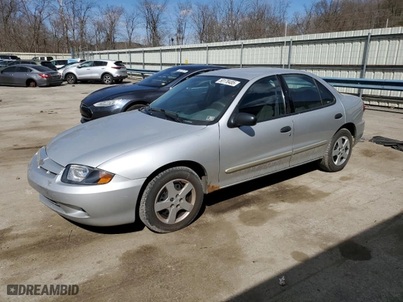 2003 Chevrolet Cavalier LS with VIN 1G1JF52F637172250, listed as a Copart auction lot 50170485 with 74,528 mi miles and Salvage Title. Bid and sale history available at carsss.com. Image 1.