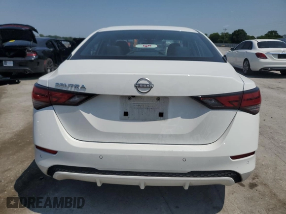 2024 Nissan Sentra S with VIN 3N1AB8BV4RY290867, listed as a Copart auction lot 59230865 with 61,564 mi miles and Salvage title. Bid and sale history available at DreamBid. Image 6.