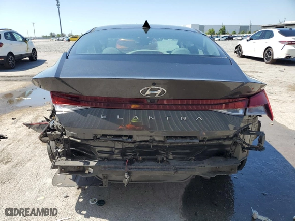 2021 Hyundai Elantra SEL with VIN 5NPLM4AG1MH037474, listed as a Copart auction lot 52565655 with 75,342 mi miles and Non Repairable. Bid and sale history available at carsss.com. Image 6.