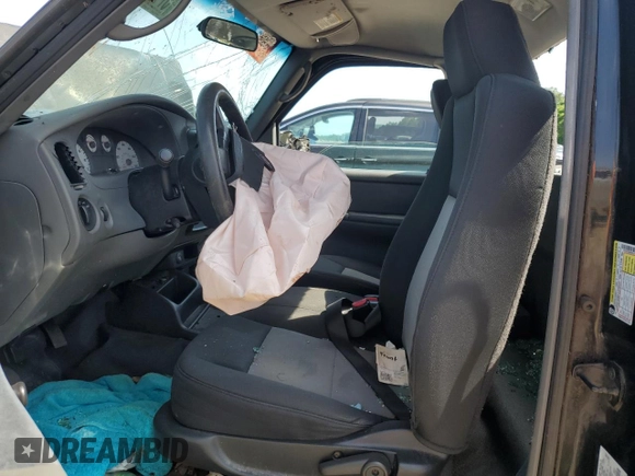 2008 Ford Ranger XL with VIN 1FTYR10U88PA27225, listed as a Copart auction lot 57155315 with Not provided miles and Salvage title. Bid and sale history available at DreamBid. Image 7.
