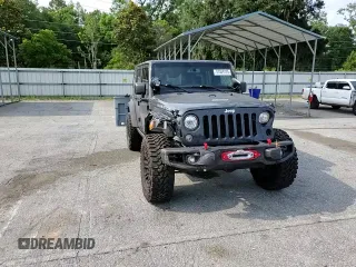 2017 Jeep Wrangler Unlimited Rubicon с VIN 1C4HJWFG8HL646923, выставлен на аукционе Copart как лот 57409125 с пробегом 79 835 миль миль и Списание • Salvage title. История ставок и продаж доступна на DreamBid. Изображение 13.