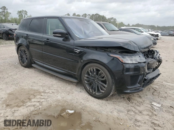 2019 Land Rover Range Rover Sport HSE with VIN SALWR2RV9KA833571, listed as a Copart auction lot 51387475 with 55,937 mi miles and Salvage title. Bid and sale history available at DreamBid. Image 4.