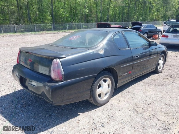 2000 Chevrolet Monte Carlo SS with VIN 2G1WX12K6Y9220294, listed as a IAAI auction lot 41981864 with 1 mi miles. Bid and sale history available at carsss.com. Image 4.
