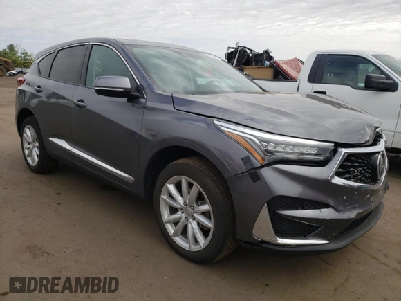 2020 Acura RDX with VIN 5J8TC2H3XLL017102, listed as a Copart auction lot 53148015 with 57,301 mi miles and Salvage Title. Bid and sale history available at DreamBid. Image 4.
