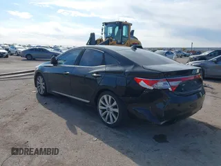 2014 Hyundai Azera Limited with VIN KMHFH4JG7EA353094, listed as a IAAI auction lot 41043222 with 184,924 mi miles and . Bid and sale history available at DreamBid. Image 3.