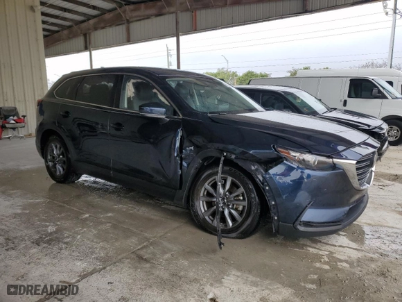 2020 Mazda CX-9 Touring with VIN JM3TCACY0L0423135, listed as a Copart auction lot 41896975 with 44,874 mi miles and Salvage Title. Bid and sale history available at carsss.com. Image 4.