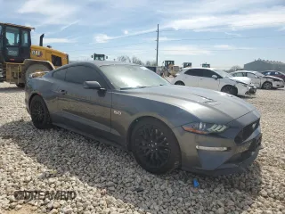 2018 Ford Mustang GT with VIN 1FA6P8CF3J5126710, listed as a Copart auction lot 48943465 with 73,372 mi miles and Salvage Title. Bid and sale history available at carsss.com. Image 4.