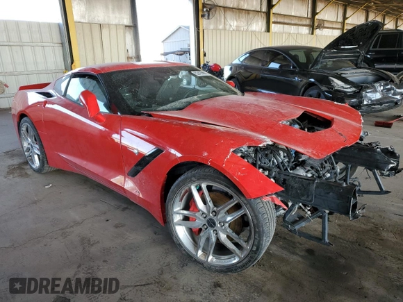 2015 Chevrolet Corvette 1LT z VIN 1G1YA2D73F5118809, wystawiony jako Copart lot #52425605 z przebiegiem Nie podano mil oraz Szkoda całkowita • Salvage title. Historia ofert i sprzedaży dostępna na DreamBid. Obrazek 4.