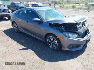 2017 Honda Civic EX-L z VIN 19XFC1F76HE003659, wystawiony jako IAAI lot #42160726 z przebiegiem 84 429 mil mil oraz . Historia ofert i sprzedaży dostępna na DreamBid. Obrazek 1.
