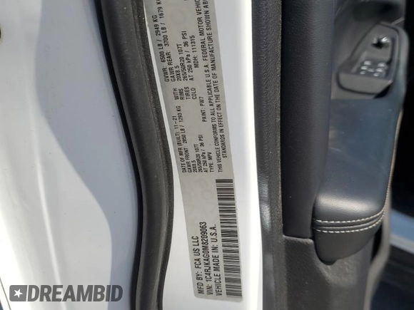 2021 Jeep Grand Cherokee Altitude z VIN 1C4RJKAG0M8209063, wystawiony jako Copart lot #53648345 z przebiegiem 56 734 mil mil oraz Czysty tytuł • Clean title. Historia ofert i sprzedaży dostępna na DreamBid. Obrazek 13.