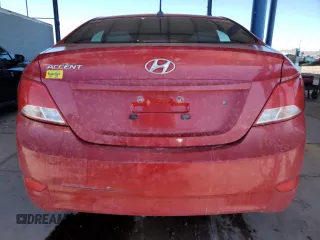 2016 Hyundai Accent SE with VIN KMHCT4AE1GU030130, listed as a Copart auction lot 50201685 with 112,608 mi miles and Salvage Title. Bid and sale history available at carsss.com. Image 6.