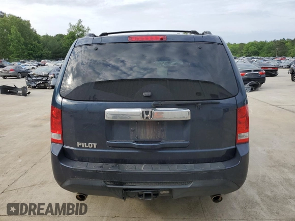 2012 Honda Pilot EX-L with VIN 5FNYF3H68CB015413, listed as a Copart auction lot 54212475 with 183,175 mi miles and Salvage title. Bid and sale history available at DreamBid. Image 6.