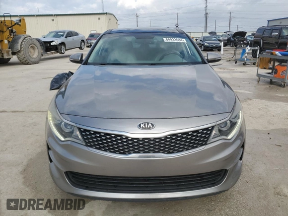 2016 Kia Optima EX with VIN 5XXGU4L34GG068925, listed as a Copart auction lot 84933684 with 108,314 mi miles and Salvage Title. Bid and sale history available at carsss.com. Image 5.