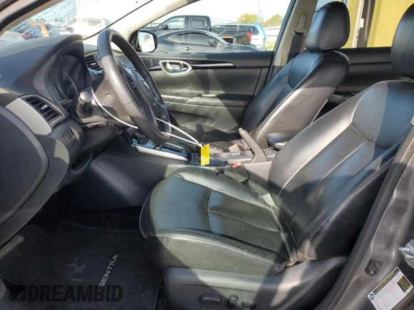 2017 Nissan Sentra S with VIN 3N1AB7APXHY207499, listed as a Copart auction lot 52257755 with 140,940 mi miles and Salvage Title. Bid and sale history available at carsss.com. Image 7.