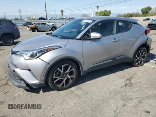 2019 Toyota C-HR XLE with VIN JTNKHMBX3K1050872, listed as a Copart auction lot 52247435 with 110,505 mi miles and Salvage Title. Bid and sale history available at carsss.com. Image 1.