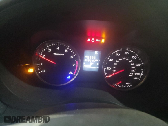 2015 Subaru Impreza 2.0i z VIN JF1GPAA66FG301140, wystawiony jako Copart lot #45355565 z przebiegiem 59 645 mil mil oraz Szkoda całkowita • Salvage title. Historia ofert i sprzedaży dostępna na DreamBid. Obrazek 9.