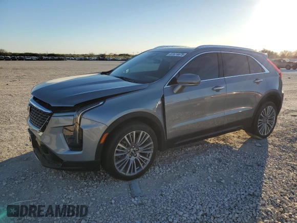 2024 Cadillac XT4 FWD Premium Luxury with VIN 1GYFZCR47RF213944, listed as a Copart auction lot 87674675 with 1,606 mi miles and Salvage title. Bid and sale history available at DreamBid. Image 1.