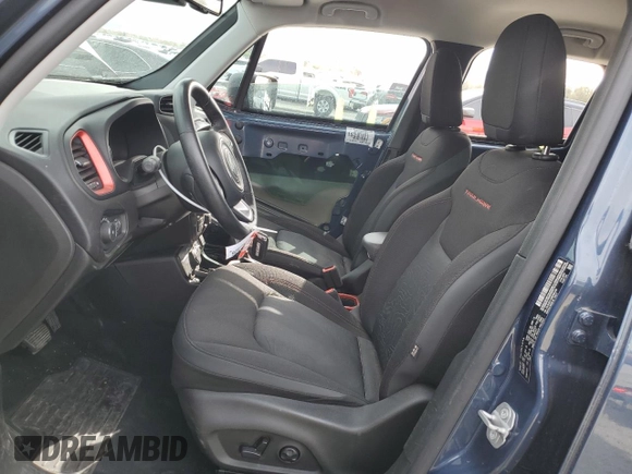 2021 Jeep Renegade Trailhawk с VIN ZACNJDC16MPM92268, выставлен на аукционе Copart как лот 51548315 с пробегом 34 842 миль миль и Списание • Salvage title. История ставок и продаж доступна на DreamBid. Изображение 7.
