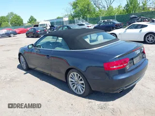 2012 Audi A5 Premium Plus with VIN WAULFAFH2CN005199, listed as a IAAI auction lot 42163081 with 66,146 mi miles and . Bid and sale history available at DreamBid. Image 3.